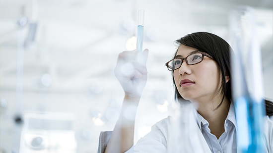 Scientist in laboratory